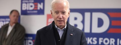 Pourquoi les Big Tech préfèrent Joe Biden Photo de Joe Biden pendant sa campagne en janvier 2020