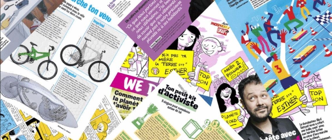 WE DEMAIN lance un financement participatif pour poursuivre l’aventure de WE DEMAIN 100% ado, le magazine de la génération Greta. Pages du magazine We Demain