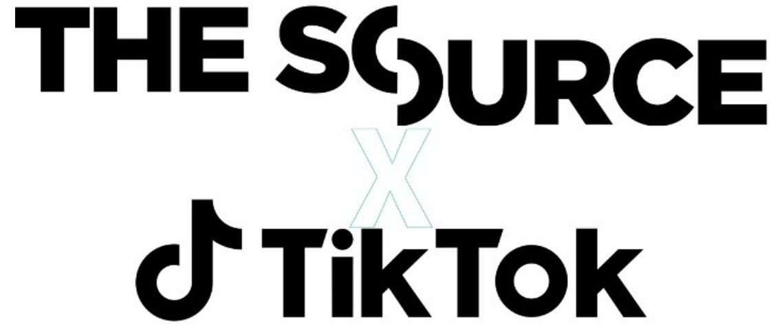 The Source devient l'unique creative partner francais de TikTok Logo Tiktok et The Source
