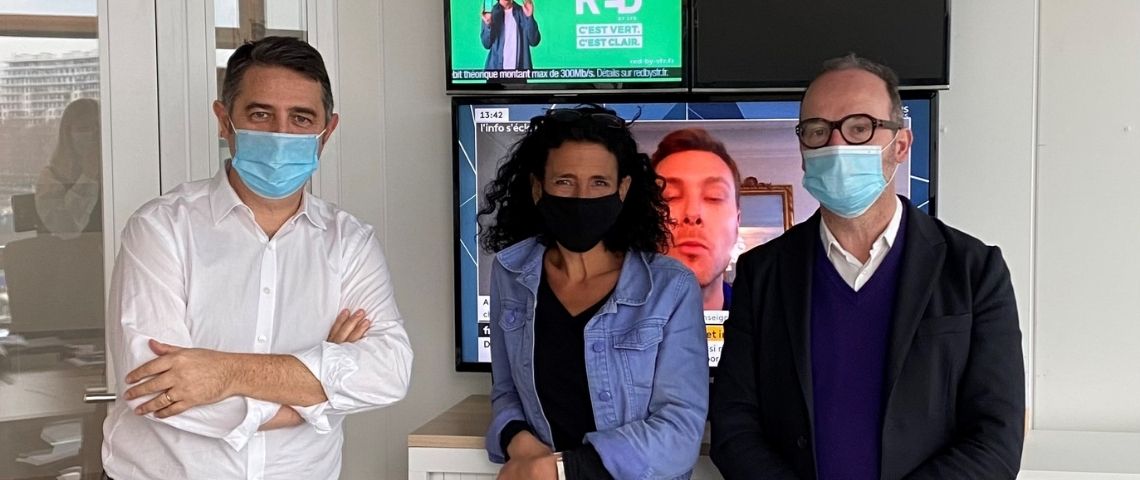 L’agence de presse ETX Studio lance une plateforme de contenus éditoriaux 100 % audio augmentée Laurent Guimier, cecuilia Gabizon et Jérome Doncieux