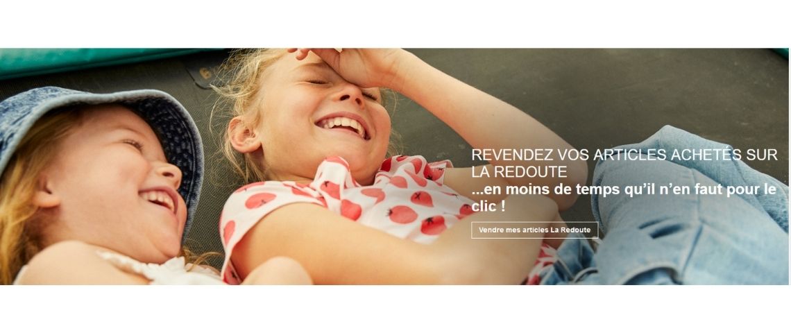 La redoute lance sa plateforme de seconde main, baptisée La Reboucle Enfants riant