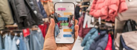 Le smartphone, nouvelle porte d'entrée retail Une application sur smartphone qui fournit des informations en temps réel sur des articles en magasin