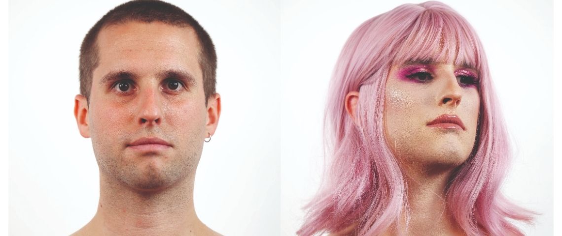 J'ai testé pour vous : se glisser dans la peau d'un.e autre Matthieu Maurer avant et après maquillage