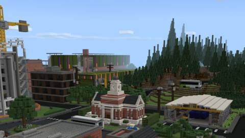 Capture d'écran de Sustainability city dans Minecraft