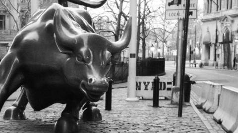 La statue du taureau de Wall Street