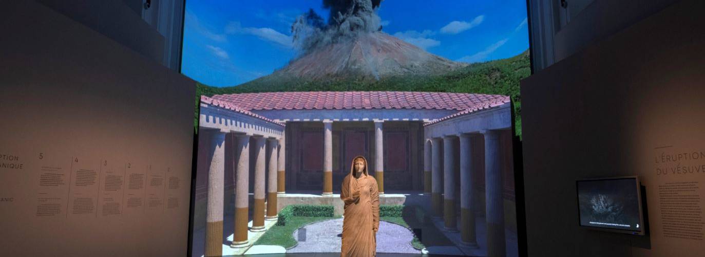Le Grand Palais Immersif est né d’un engagement commun entre la Rmn – Grand Palais, la Banque des Territoires et VINCI Immobilier pour valoriser l’innovation numérique sous toutes ses formes Exposition numérique et immersive Pompei