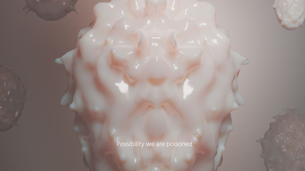 Ula Lucińska, Michał Knychaus, Inside Job, Possibility we are poisoned, video still, 2020