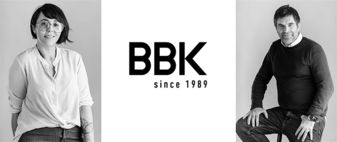 L’agence BBK renforce son équipe de direction avec l'arrivée de Sébastien Aiméqui vient de prendre la direction du pôle création et Rachida Laraache en tant que directrice des opérations et client partner Rachida Laraache et Sébastien Aimé