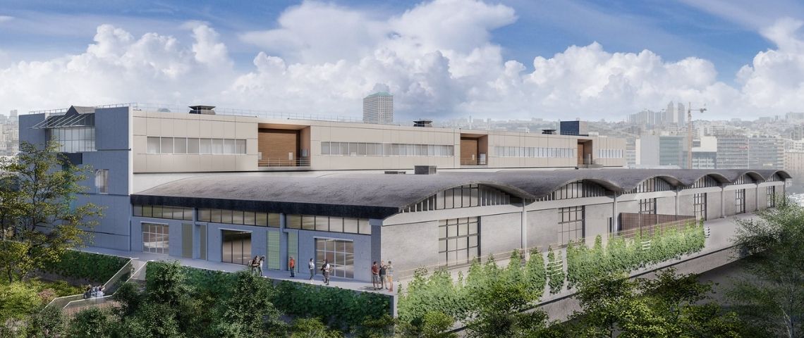 Ouverture d'un nouveau tiers-lieu dans le parc de la villette : OASIS 21, l’espace de la transition écologique et citoyenne Batiement Oasis 21