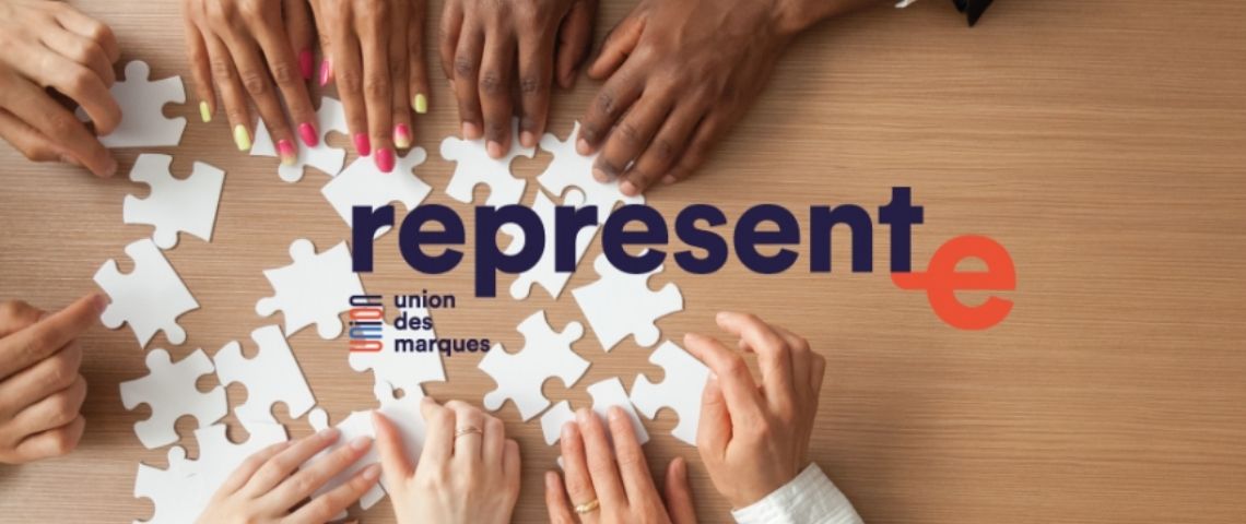 Appel à candidature pour la 3ème édition du Challenge REPRESENTe de l'Union des Marques Logo du Challenge REPRESENTe