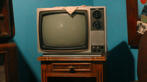 Une vielle télé