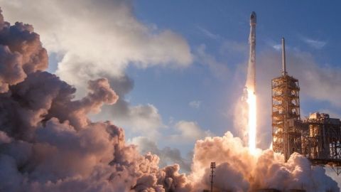 Fusée, Space X, décollage, Rocket, espace