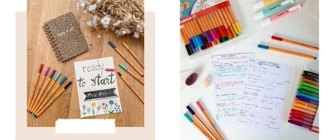 BeInfluence, l’agence belge des nano et micro-influenceurs, a obtenu la confiance de Stabilo pour communiquer auprès des jeunes lycéens et étudiants autour de la décontraction en période d’examens. Visuels de la campagne BeInfluence x Stabilo mettant en scène les crayons de la marque