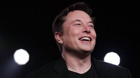 Elon Musk lors d'une conférence en 2019