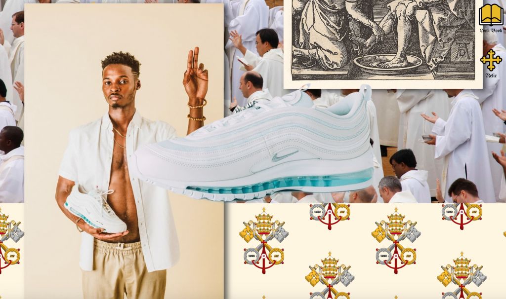 Capture d'écran du site Jesus Shoe