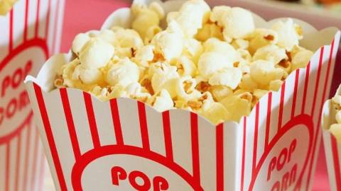 Gros plan sur du popcorn