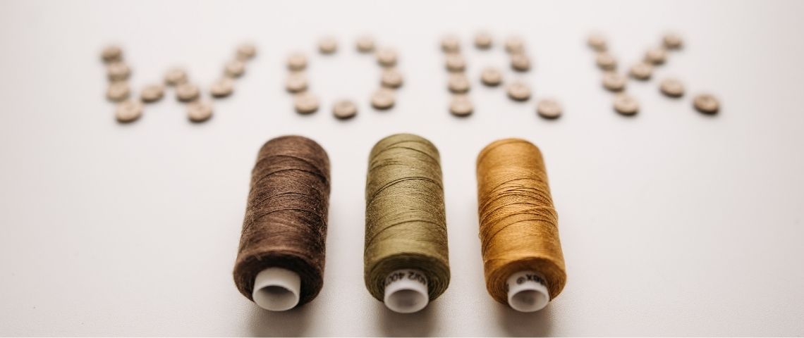 Les Réparables, l’atelier de retouche en ligne pour vos vêtements Bobines de fils de couture