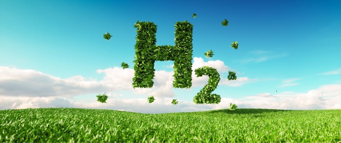 Innovation environnementale : Suez et Sipperec s’associent pour développer la 1ère solution de production d’hydrogène vert qui permettra de fournir une solution énergétique décarbonée Signe H2 fait en pelouse