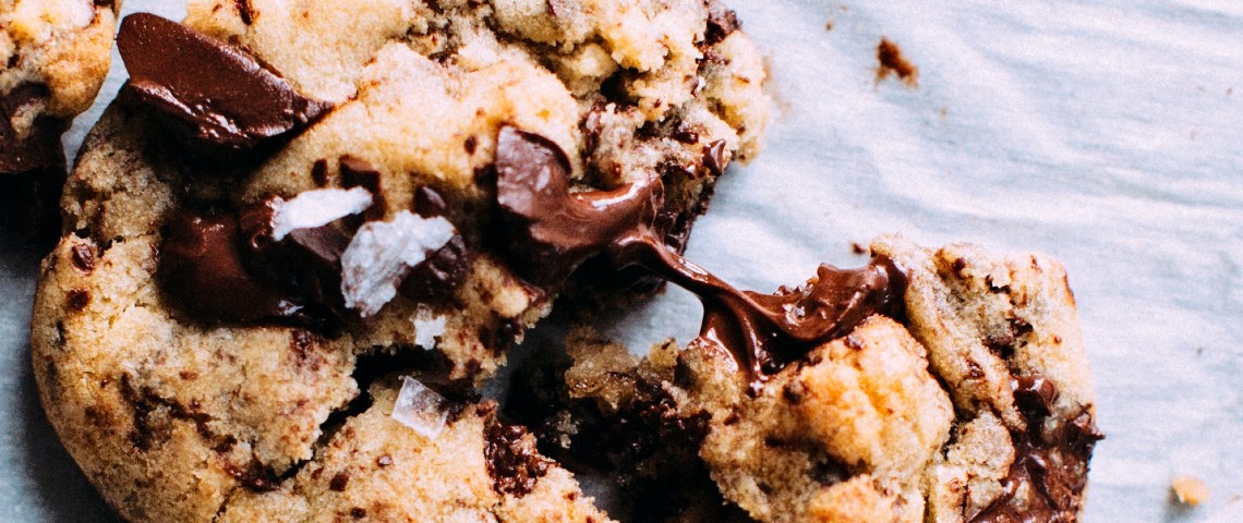 gros-plan-cookie Gros plan d'un cookie au chocolat