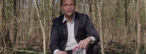 Un deepfake de Macron pour protéger la planète Emmanuel Macron en forêt