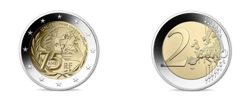 Piece 2 Euro Unicef 75 Ans Prix La monnaie de Paris edite une pièce de 2 euros pour l'UNICEF