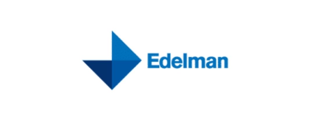 Edelman, agence globale de communication annonce la nomination d’Anne- Cécile Thomann et Emlyn Korengold en tant que co-CEO de son entité France. Logo Edelman
