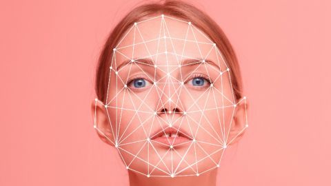 Les I.A. qui notent notre beauté sont partout sur le web Le visage d'une femme analysé par un ordinateur