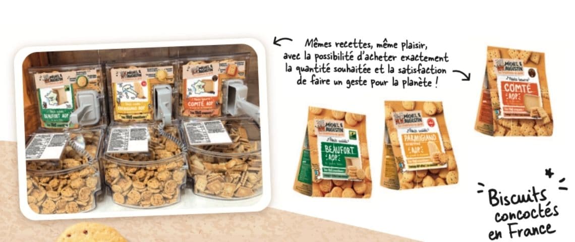 Michel & Augustin Campagne de lancement Michel & Augustin en vrac + sachets