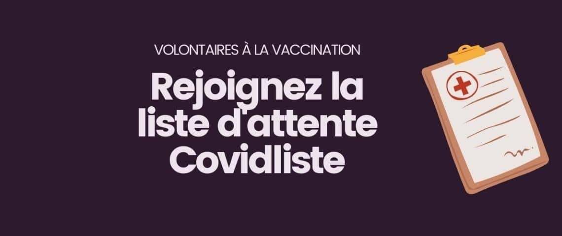 Covidliste lance une campagne de financement pour couvrir ses frais de fonctionnement Visuel de Covidlist : Rejoignez la salle d'attente de Covidliste