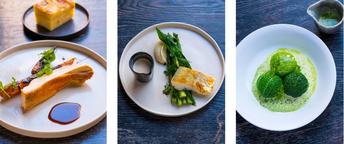 Un diner pour le climat, une initiative de cuisine vertueuse du producteur à l'assiette 3 plats gastronomiques