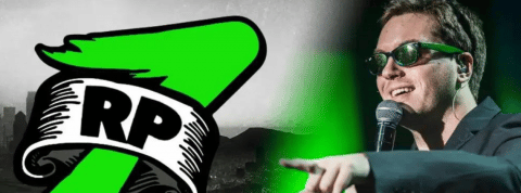 Bienvenue dans l’univers GTA RP (Role Play) Le streamer ZeratoR en costume et avec des lunettes de soleil