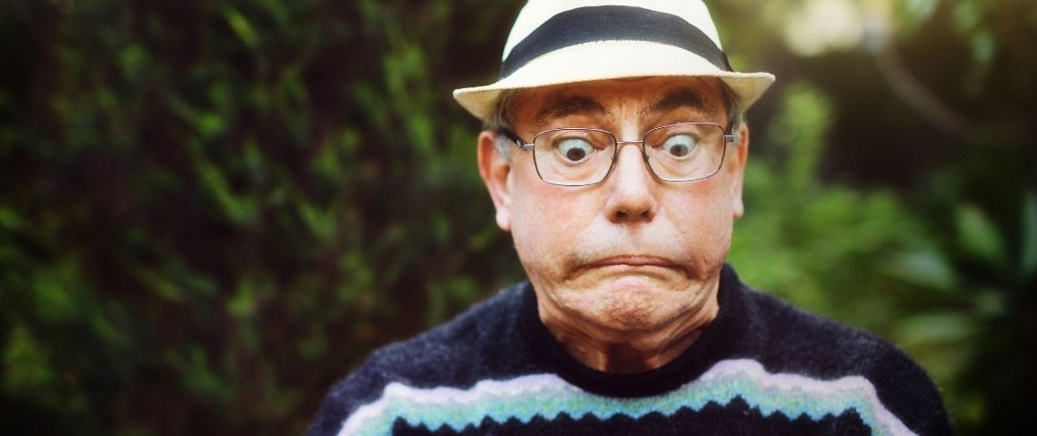 Où est passée notre volonté ? Un homme qui fait la grimace