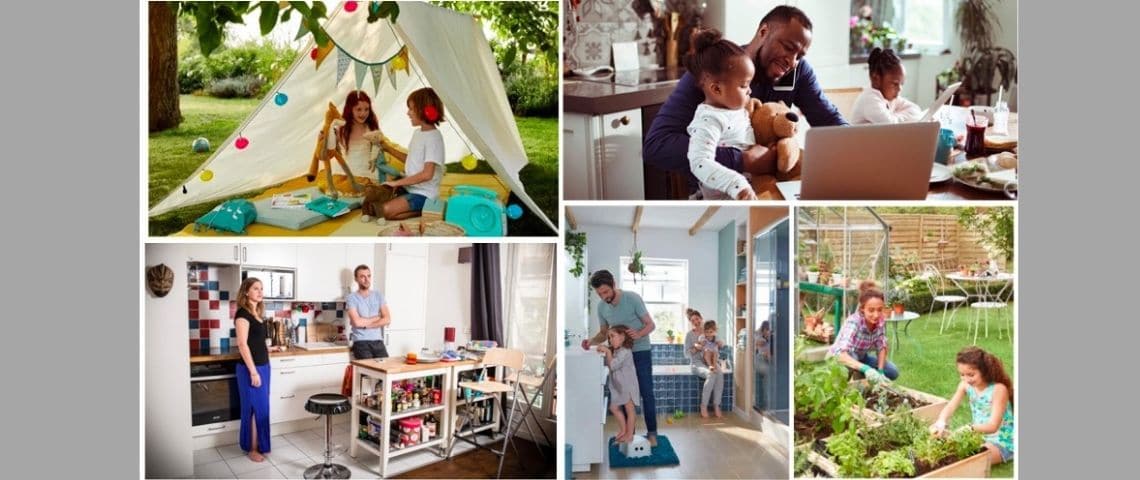 Brand content : investiguer les tendances rapproche de ses audiences Des hommes et des femmes avec leurs enfants entrain de faire des activités