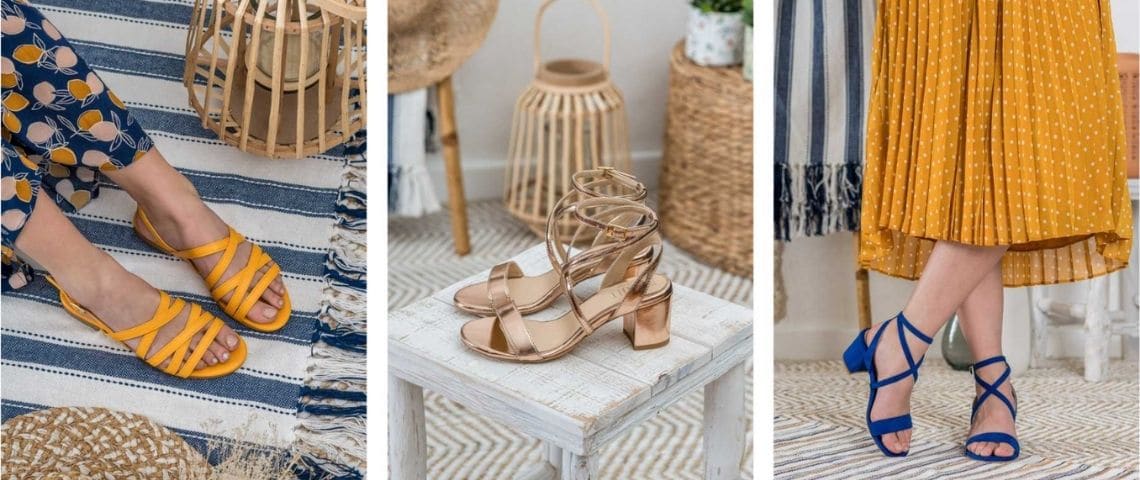 Minuit-sur-terre-sandales-upcycling-recyclage-mode-responsable des sandales portées