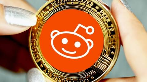Montage d'une monnaie à l'effigie de Reddit