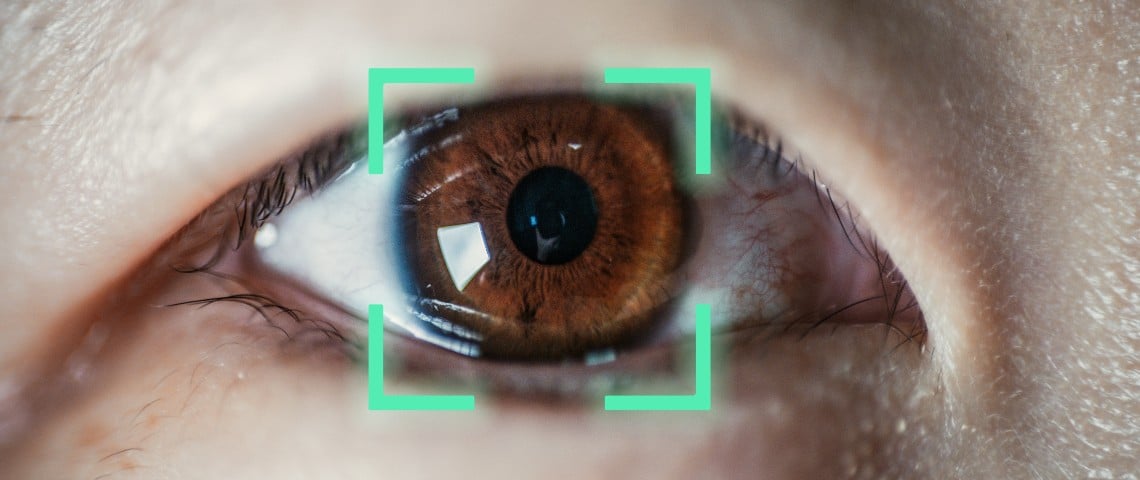 En Chine, les Ouïghours servent de rats de laboratoire à l'I.A. emotionelle Un oeil analysé par un système de reconnaissance occulaire
