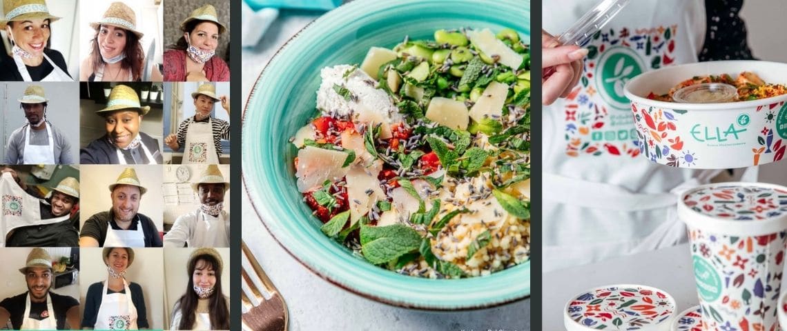 ella-bolerie-home-food-cuisine-particuliers-france-startup-restauration-livraison-uber-eat Une salade, des contenants to go, des participants a u projet ELLA