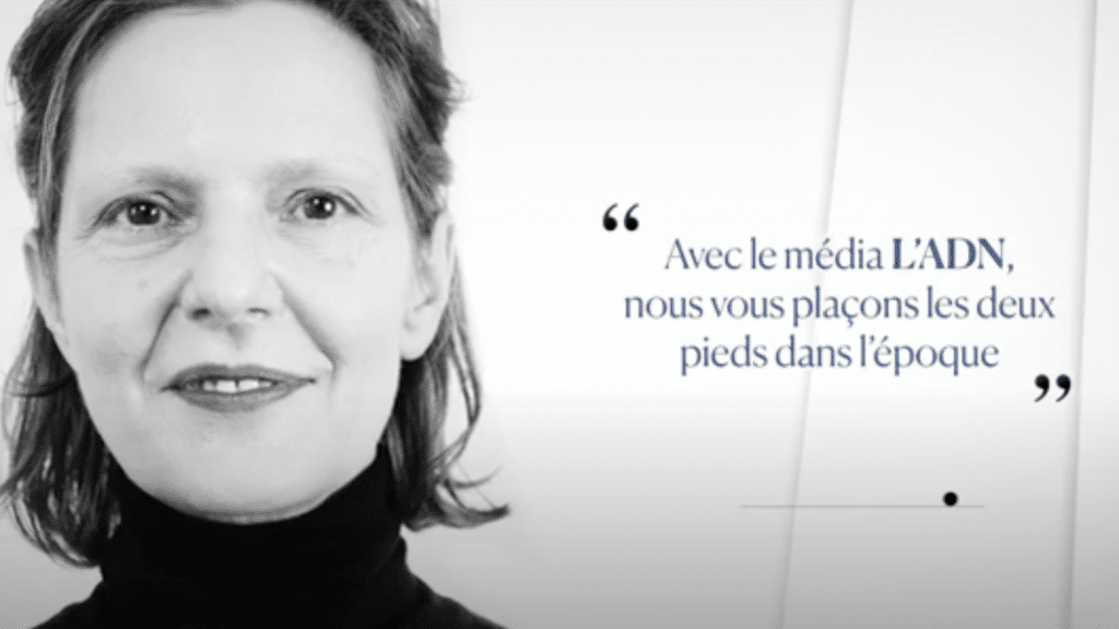 L'ADN : présentation par Béatrice Sutter, Directrice de la Rédaction