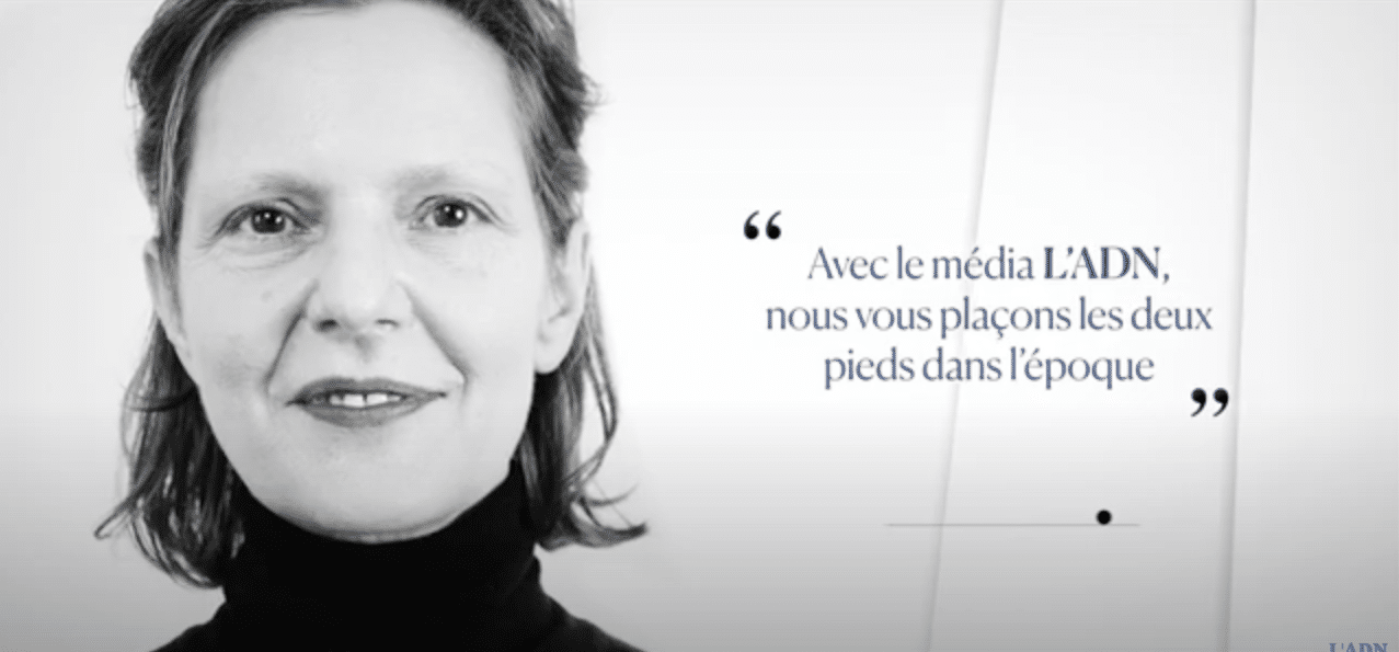 L'ADN : présentation par Béatrice Sutter, Directrice de la Rédaction L'ADN : présentation par Béatrice Sutter, Directrice de la Rédaction