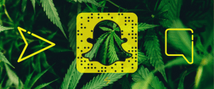 Logo Snapchat et Marijuana