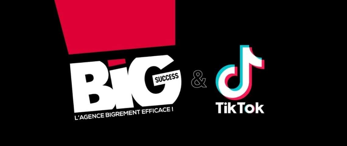 L’agence Big accélère sur TikTok et déploie massivement ses clients sur la plateforme avec notamment la formation de l’ensemble des experts digitaux de Big Success Logo big Success et TikTok