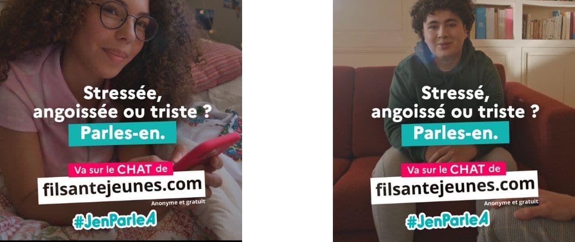 #Jenparlea, la nouvelle campagne de sante publique france pour agir sur la sante mentale des adolescents Campagne Santé Publique France