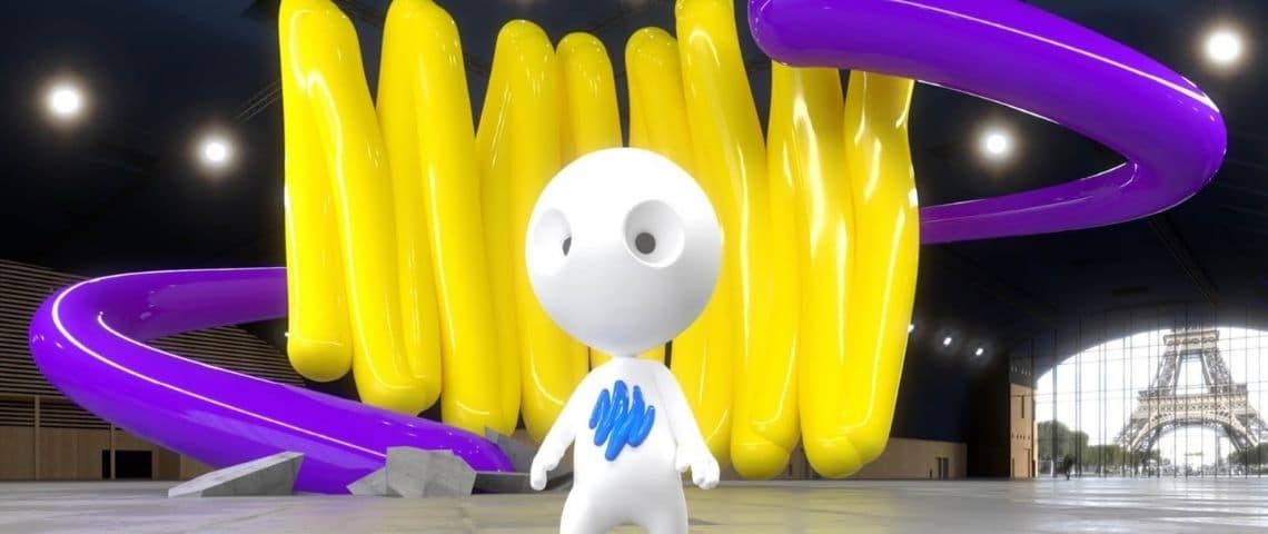 Konbini crée un filtre AR inédit avec l’artiste Manuel Rossner à l’occasion du 1er festival dédié à la création artistique de réalité augmentée. Petit personnage tout droit sorti d’un cartoon