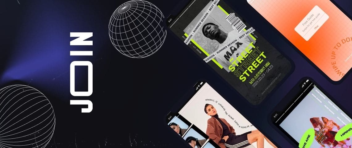 JOIN est une solution de création, de diffusion et de monétisation de stories (sites web, applications mobiles et réseaux sociaux) Application Join