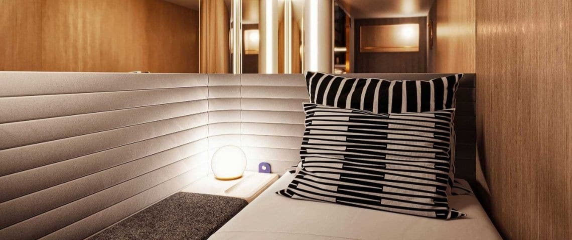 Midnight Trains, la première start-up ferroviaire française, va réenchanter les trains de nuit en Europe grâce à ses hôtels sur rails Chambres de l'hotel sur rail Midnight Trains