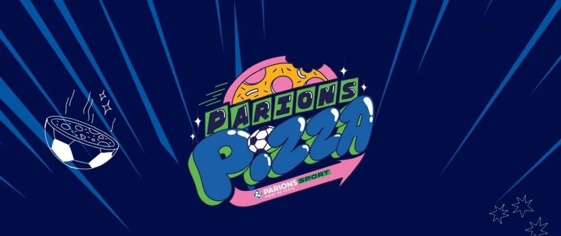 ParionsSport, la marque de paris sportifs du groupe FDJ, lance, avec l’agence ROSA PARIS, un concept inédit de pizzeria éphémère : « Parions Pizza ». logo - Parions pizza -