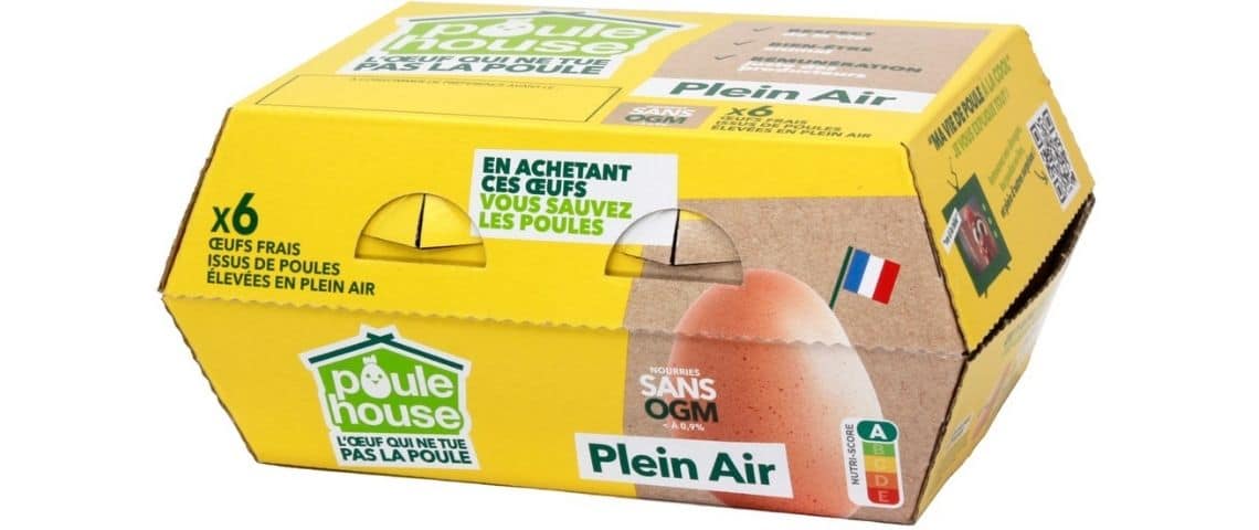 Poulehouse optimise son packaging pour le rendre plus écologique et offrir une protection optimale pour les oeufs Nouveau packaging poulehouse