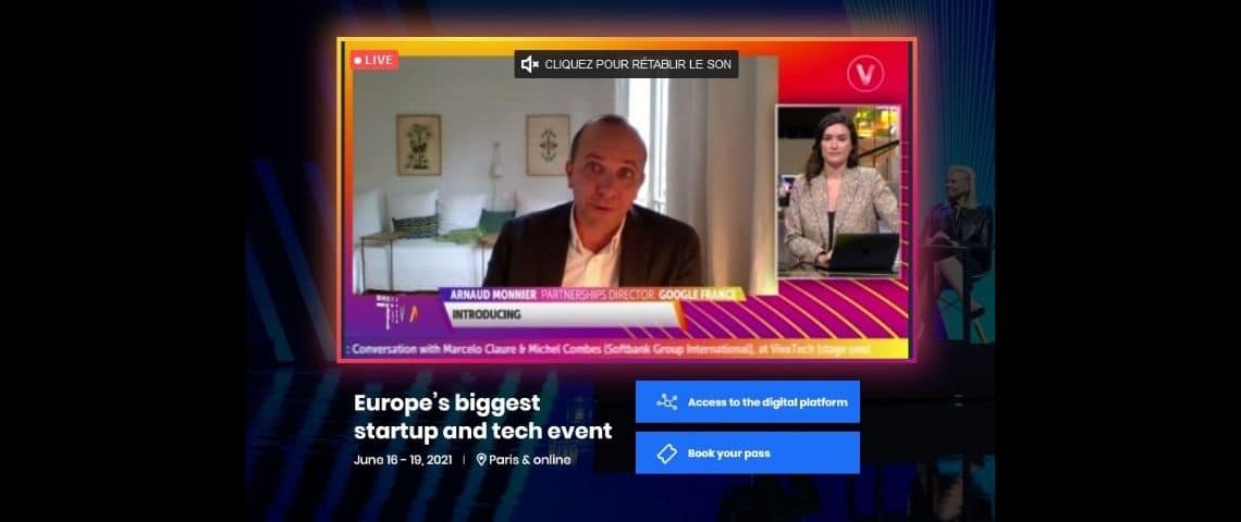 Vivatech News : la 1èrechaîne d’information en continu de Viva Technology est live Capture d'écran de la chaîne Vivatech News