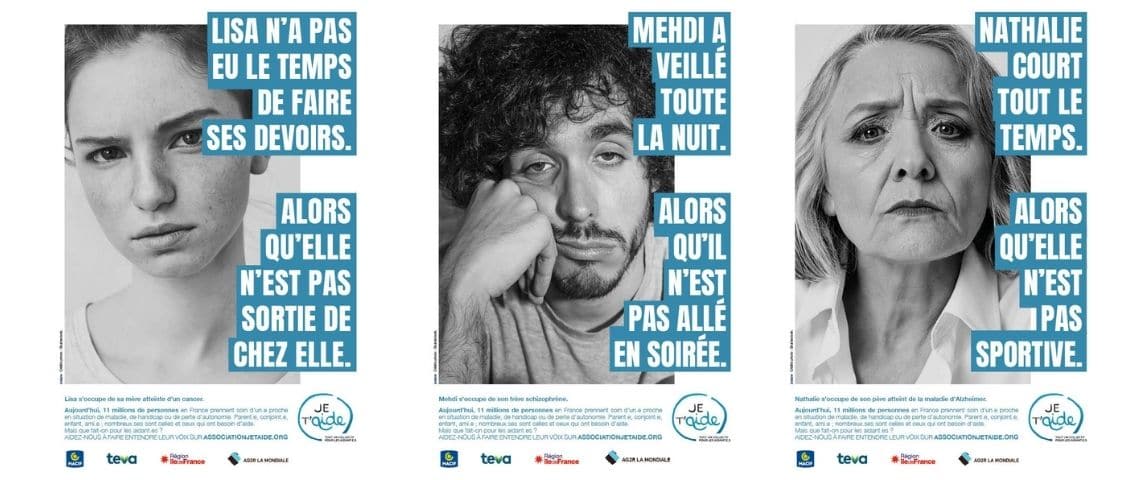 je-taide-josiane-luttent-pour-la-reconnaissance-des-aidants-solidarité Un homme, deux femmes. campagne sensibilisation pour les aidants