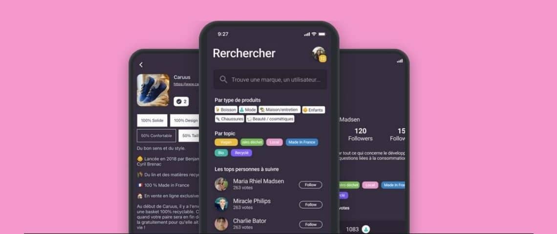 WeNose, sort ce vendredi 9 juillet, une application qui recense plus de 200 marques responsables Application WeNose